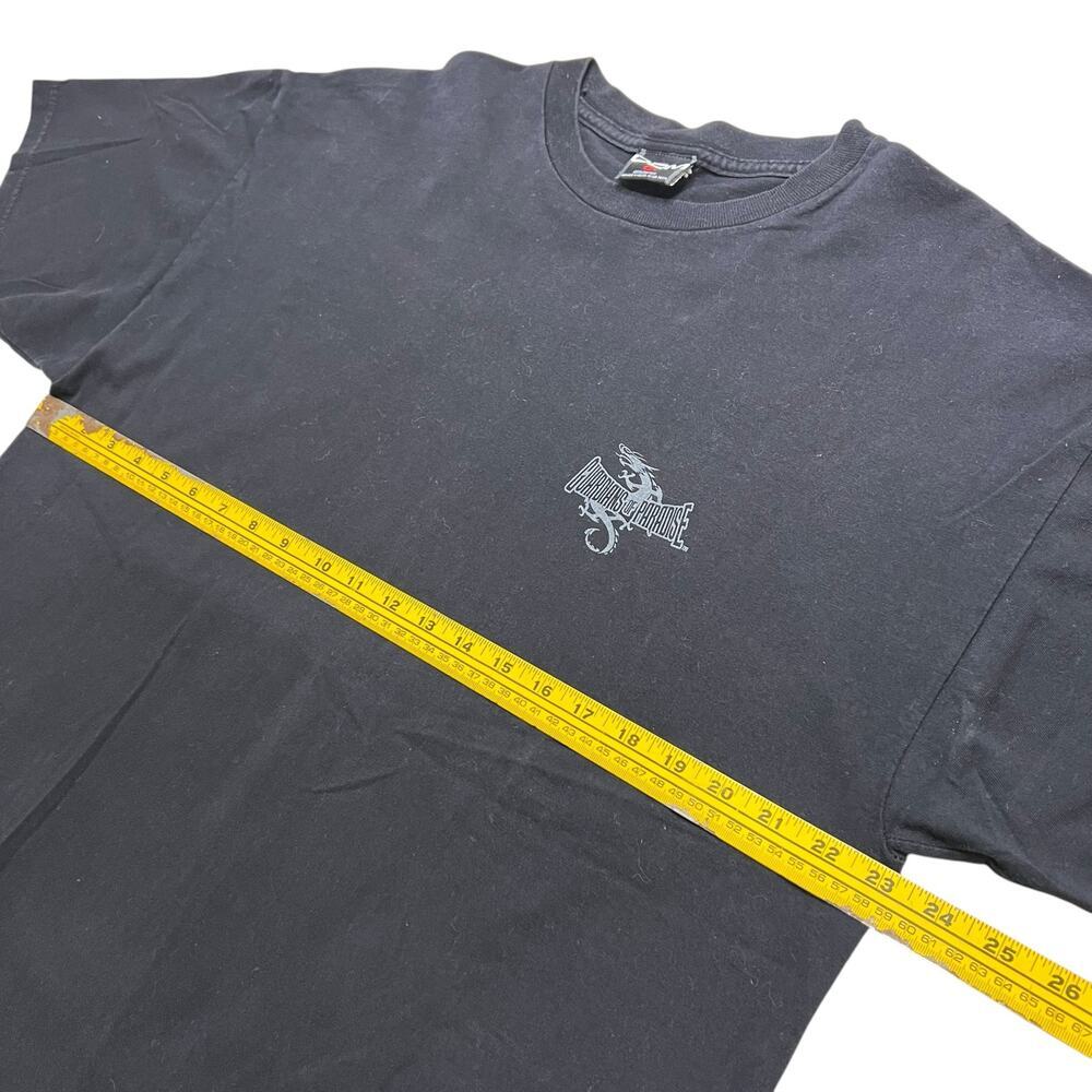 Guardians of Paradise Dragon Graphic T-Shirt Black Men's XL Vintage Style - Picture 7 of 8